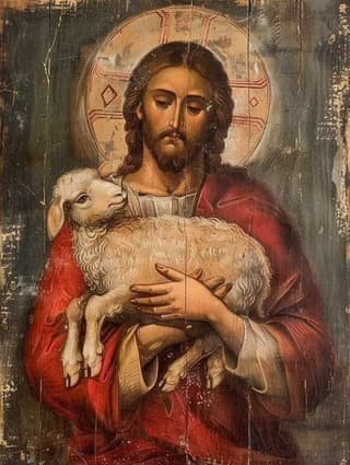 El Buen Pastor. Icono de Roma